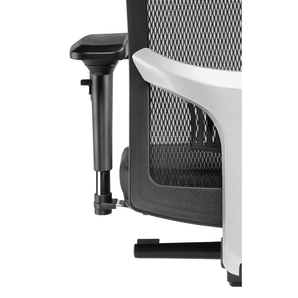 Número de imagen del producto 2: Silla operativa SITWELL STEIFENSAND Liberty, tapizado de asiento de cuero regenerado, respaldo de malla