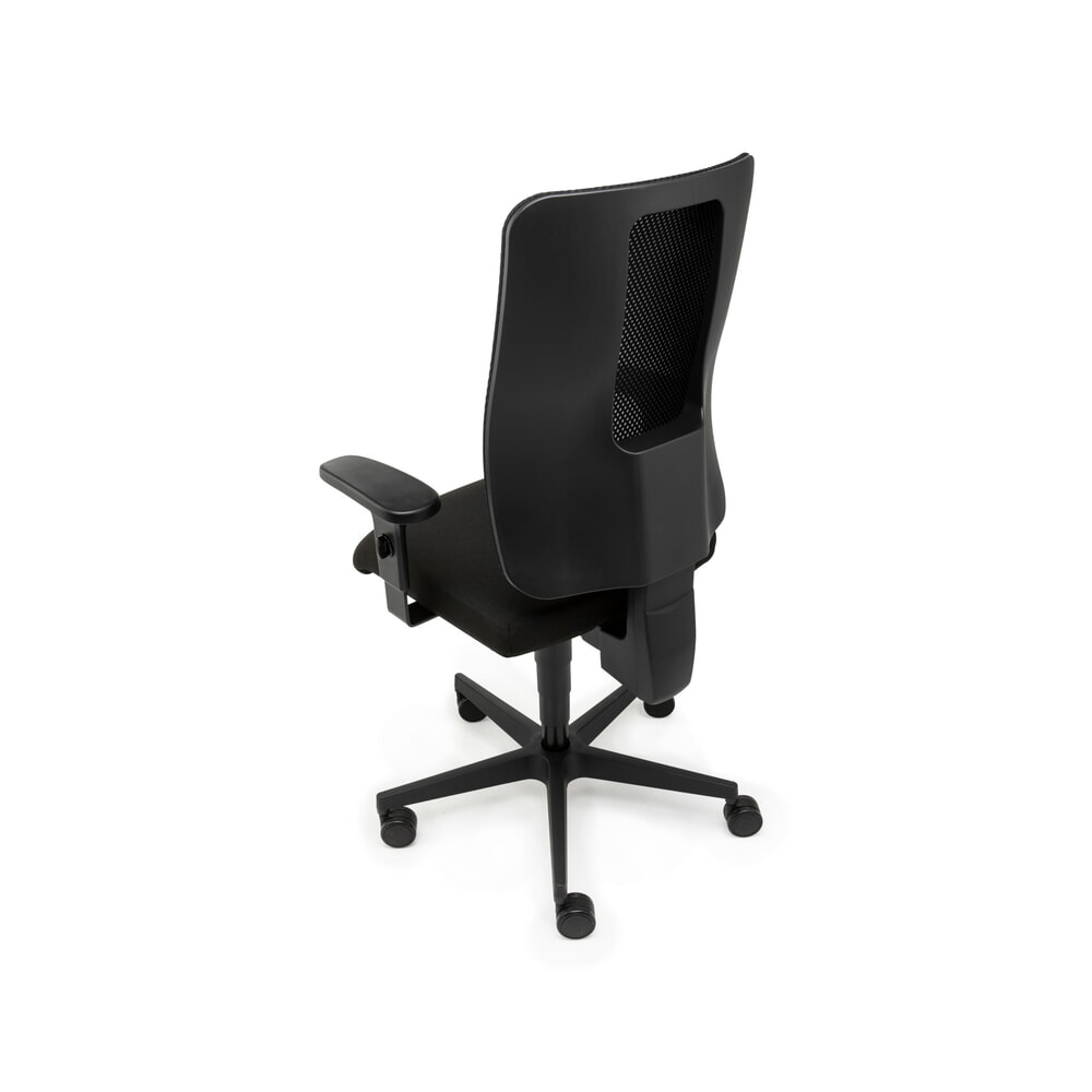 Número de imagen del producto 2: Silla operativa SITWELL STEIFENSAND Straight Net, mecanismo sincrónico, Apoyabrazos de aro regulable en altura, respaldo de malla