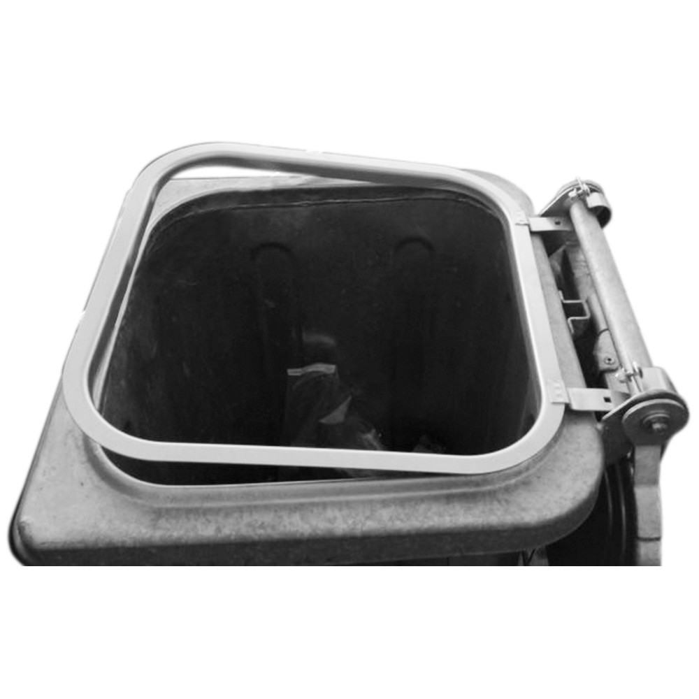 Número de imagen del producto 2: Soporte de cubo de basura de chapa de acero galvanizado en caliente, 240 litros