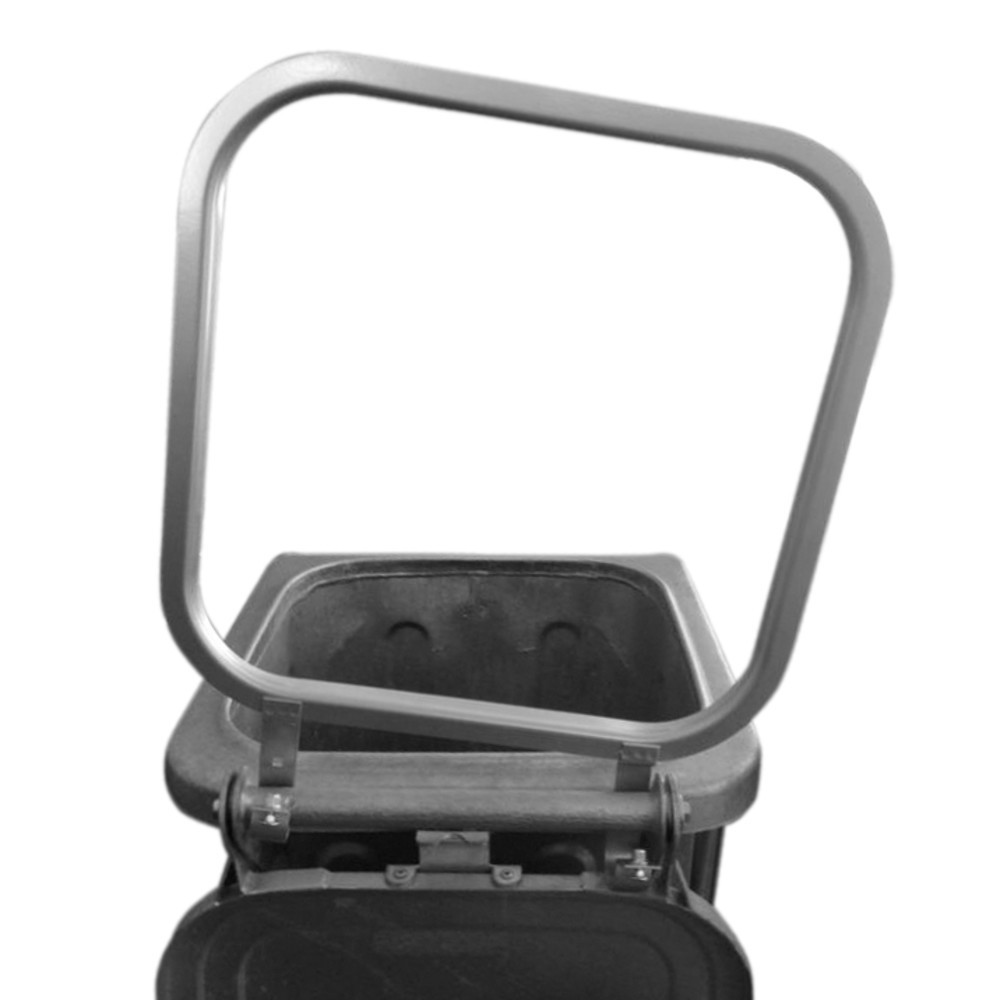 Número de imagen del producto 3: Soporte de cubo de basura de chapa de acero galvanizado en caliente, 240 litros