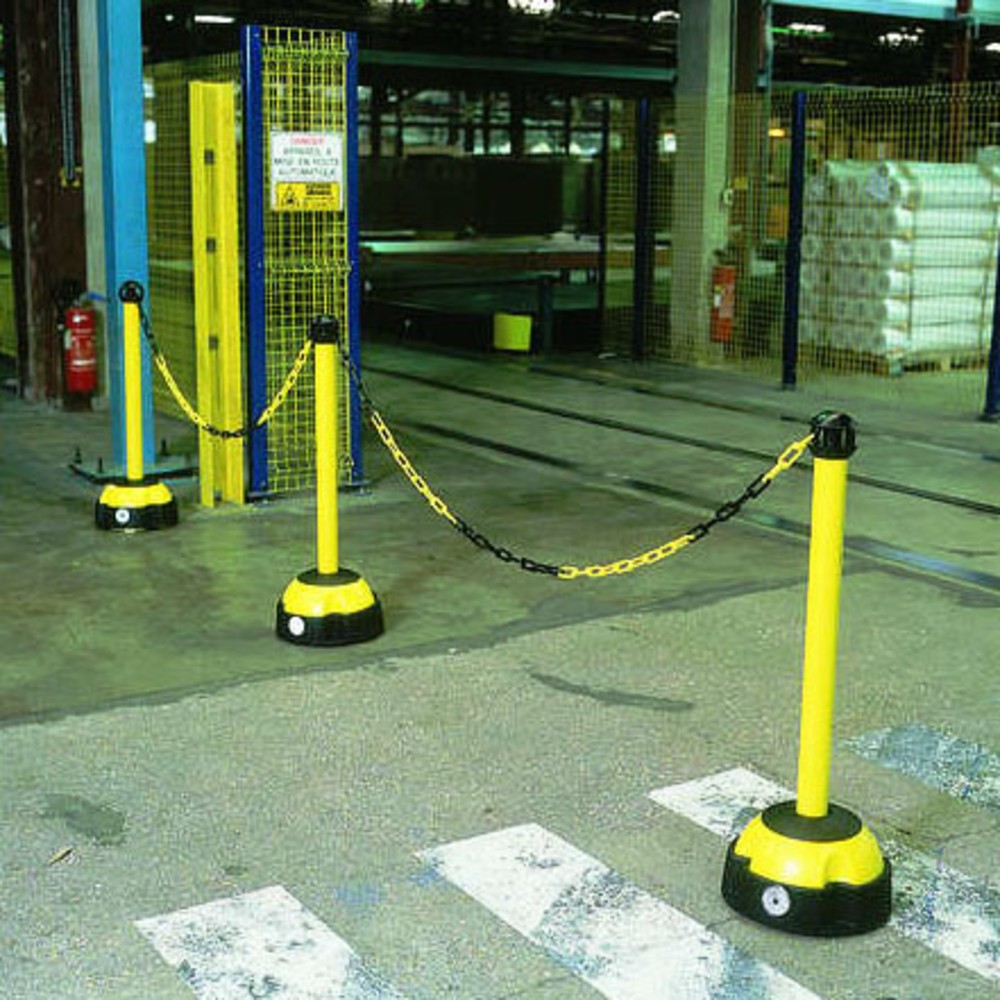 Número de imagen del producto 2: Soporte de cadena de aluminio, altura de construcción 975 mm, amarillo