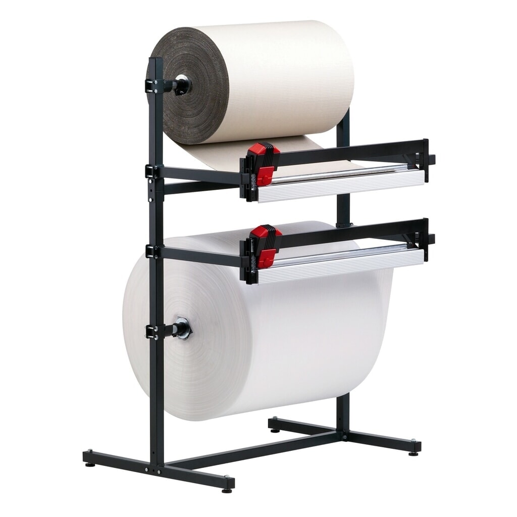 Número de imagen del producto 2: Rocholz soporte de corte doble, con dos unidades de corte, peso del rollo máx. 130 kg, ancho de corte 1000 mm