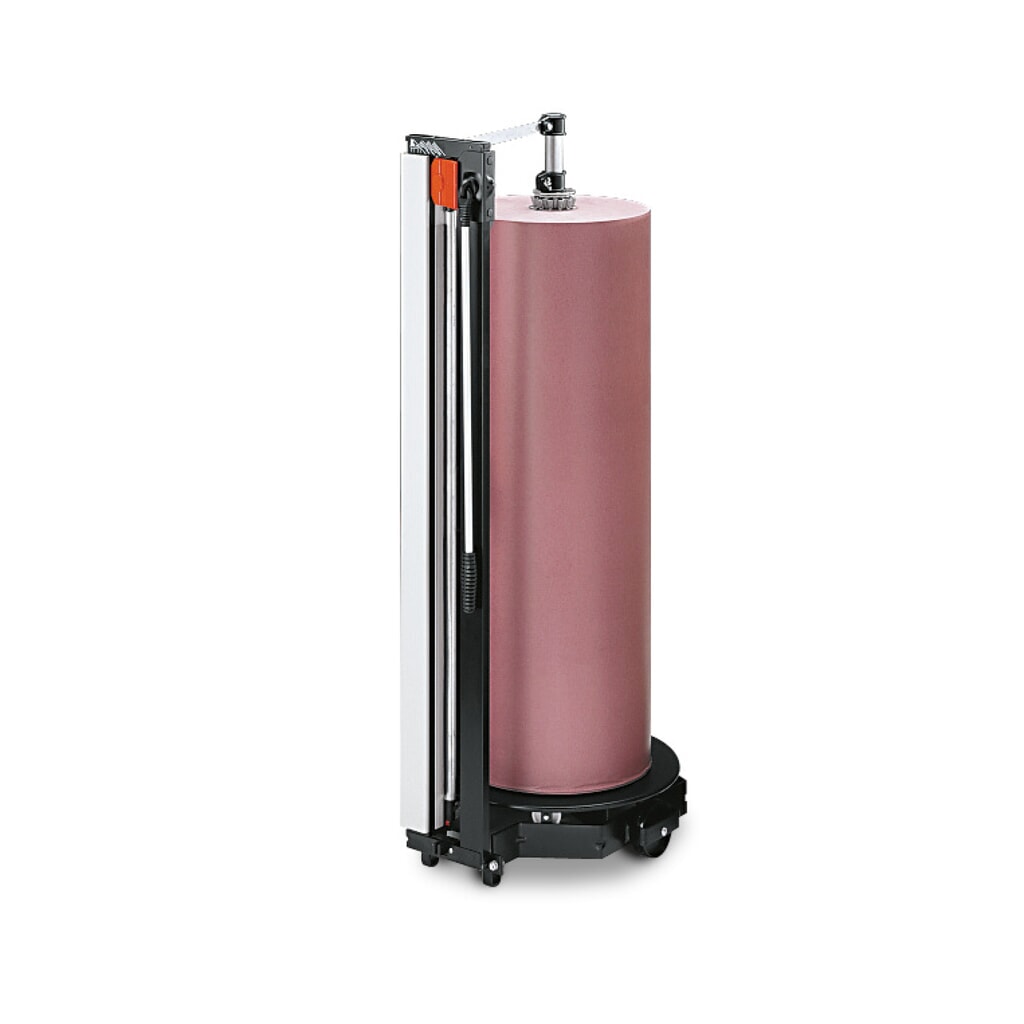 Rocholz soporte de corte vertical, para rollos pesados, peso del rollo máx. 200 kg, diámetro del rollo máx. 450 mm, ancho de corte 1250 mm Imagen del producto: Rocholz soporte de corte vertical, para rollos pesados, peso del rollo máx. 200 kg, diámetro del rollo máx. 450 mm, ancho de corte 1250 mm