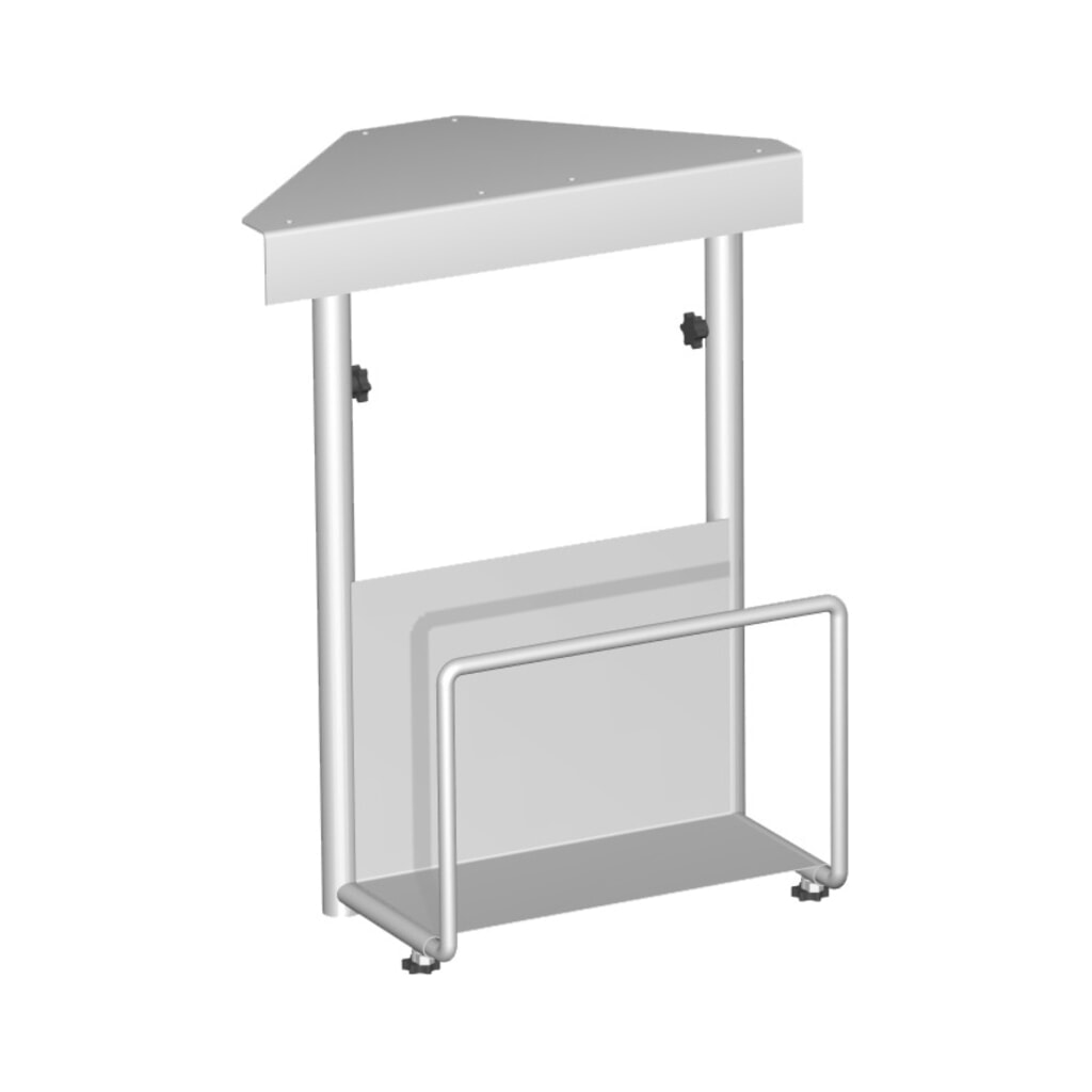 Soporte de CPU de la serie de muebles de oficina profesional WxD 125 - 225 x 380 mm Imagen del producto: Soporte de CPU de la serie de muebles de oficina profesional WxD 125 - 225 x 380 mm