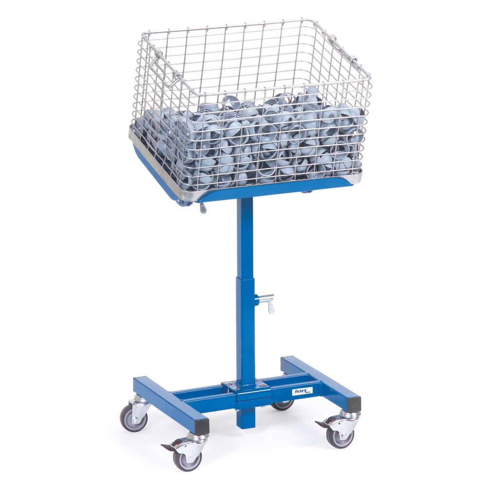 Número de imagen del producto 2: Soporte de material fetra®, con ajuste de altura de construcción con cierre, altura de construcción 755-1.105 mm