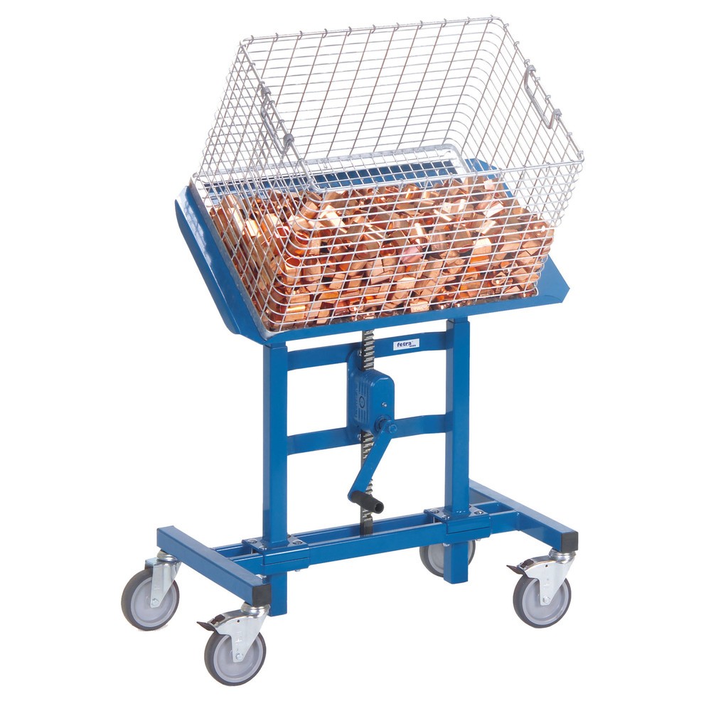 Número de imagen del producto 2: Soporte de material fetra®, con rosca de cremallera, altura de construcción 685-1.025 mm