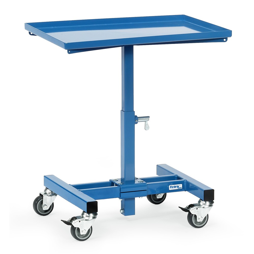 Imagen del producto: Soporte de material fetra®, modelo básico, plataforma recta, altura de construcción 524-774 mm