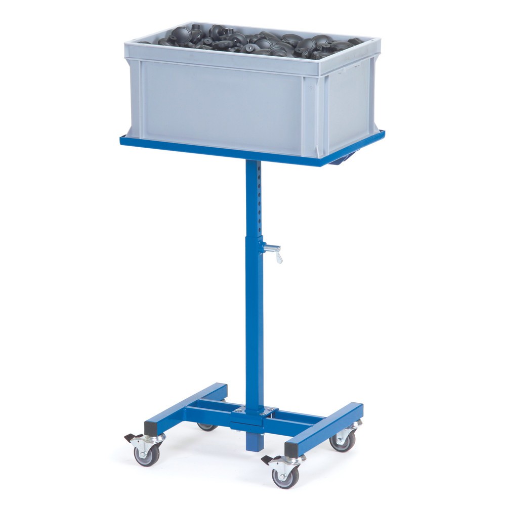 Número de imagen del producto 2: Soporte de material fetra®, modelo básico, plataforma recta, altura de construcción 720-995 mm