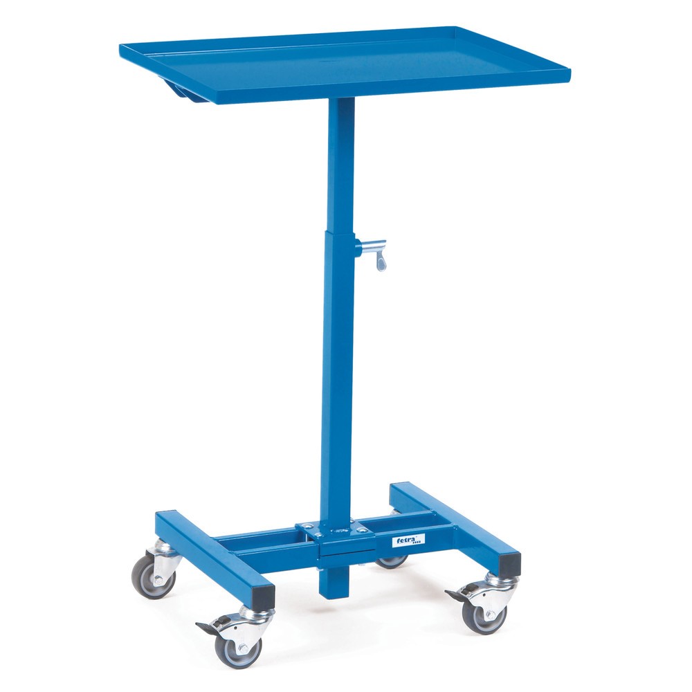Número de imagen del producto 1: Soporte de material fetra®, modelo básico, plataforma recta, altura de construcción 720-995 mm