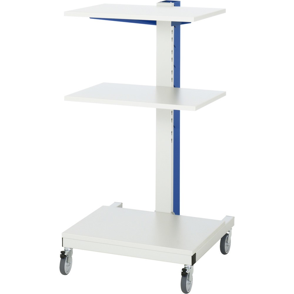 Número de imagen del producto 1: Soporte de ordenador RAU, H x A x F 1.230 x 650 x 650 mm, con juego de ruedas