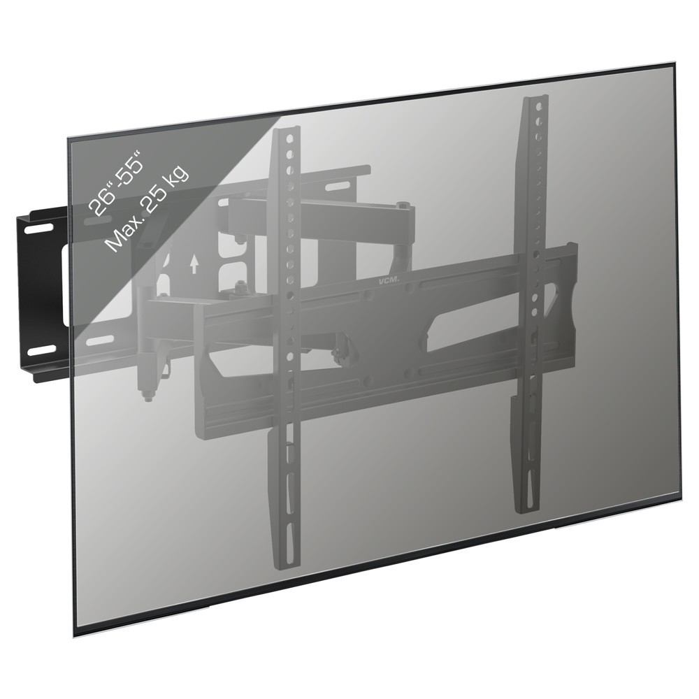 Número de imagen del producto 3: Soporte de pared B-NS 400 giratorio, inclinable, negro