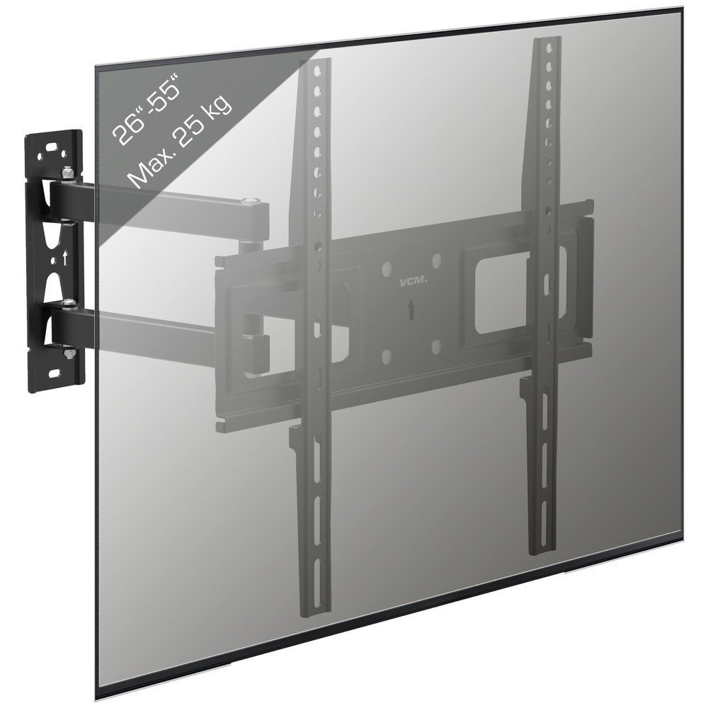 Número de imagen del producto 3: Soporte de pared B-SN 400 giratorio, inclinable, negro