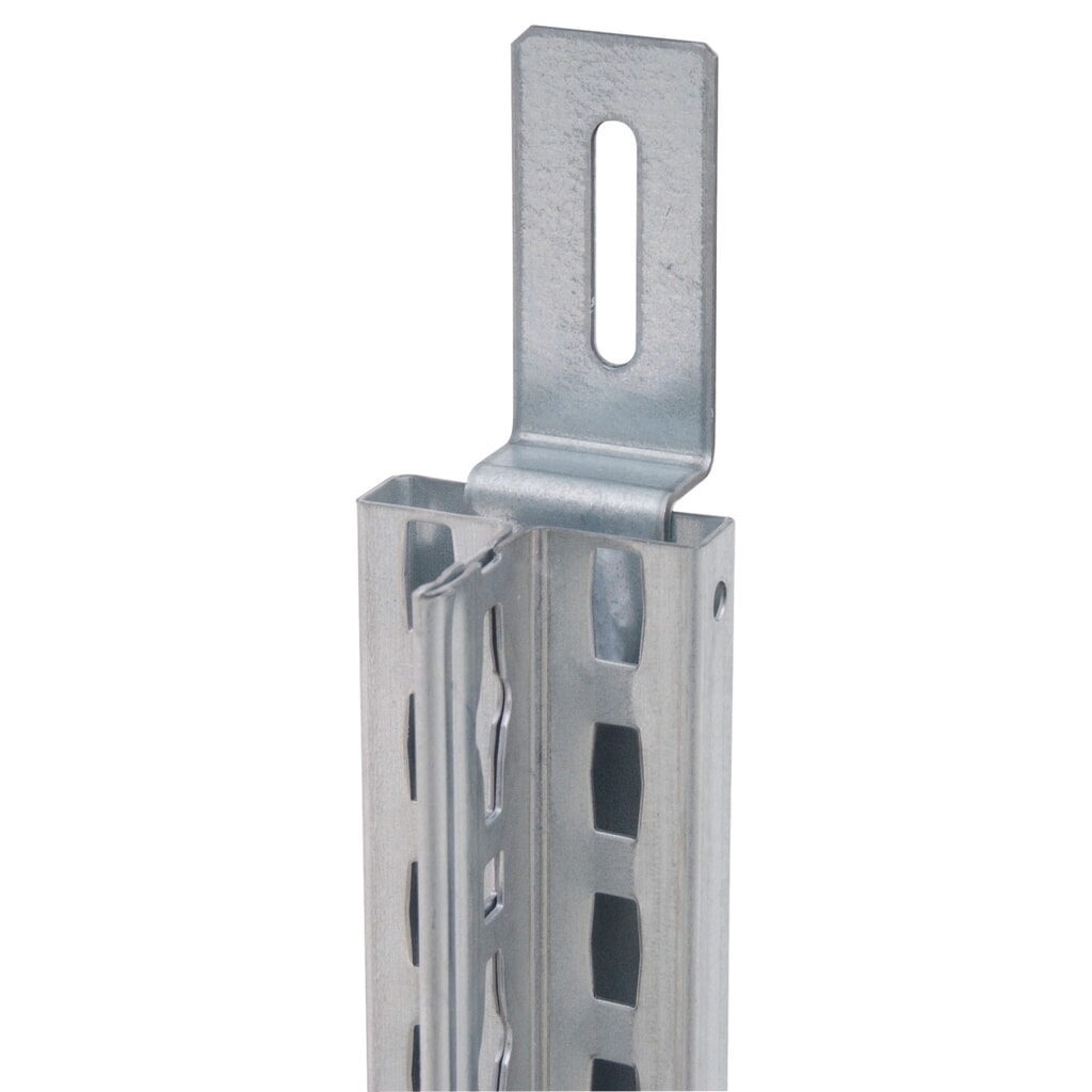 Soporte de pared para estanterías SCHULTE con sistema de encajado|sistema de ensamblajes, versión vertical Número de imagen del producto 2: Soporte de pared para estanterías SCHULTE con sistema de encajado|sistema de ensamblajes, versión vertical