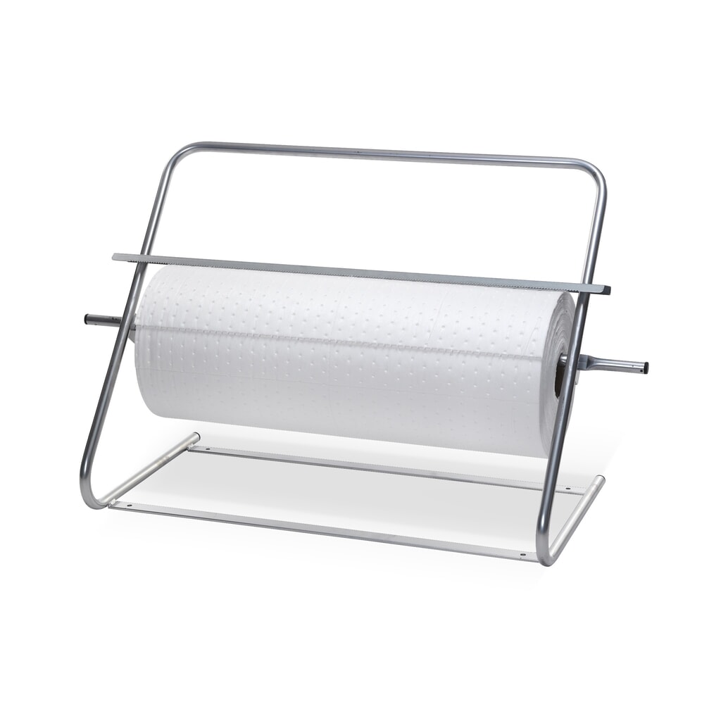 Soporte de pared para rollos de encuadernación de hasta 800 mm de ancho, inclusivo el riel desgarrador Imagen del producto: Soporte de pared para rollos de encuadernación de hasta 800 mm de ancho, inclusivo el riel desgarrador