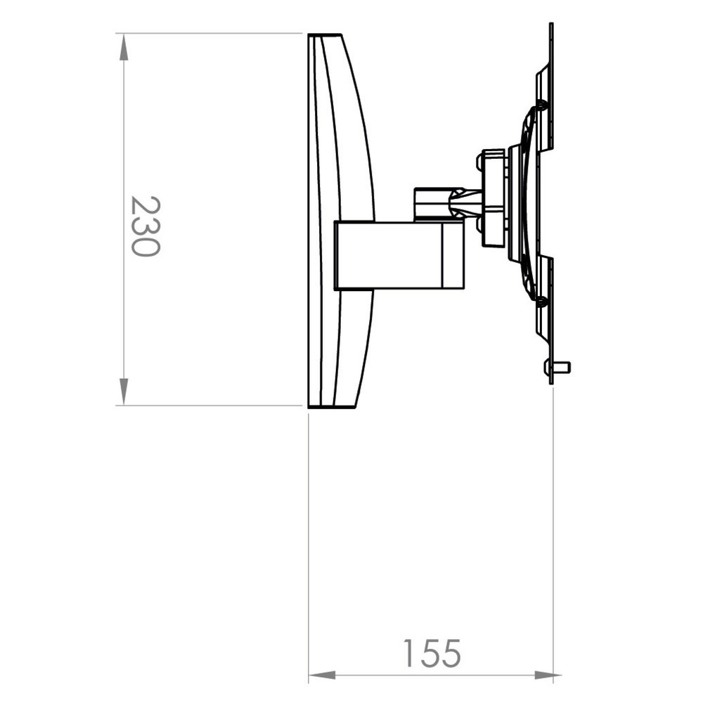 Número de imagen del producto 6: Soporte de pared TS 1, negro