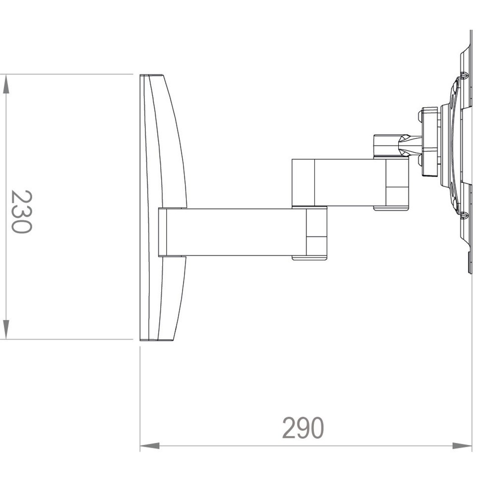 Número de imagen del producto 5: Soporte de pared TS 3, negro