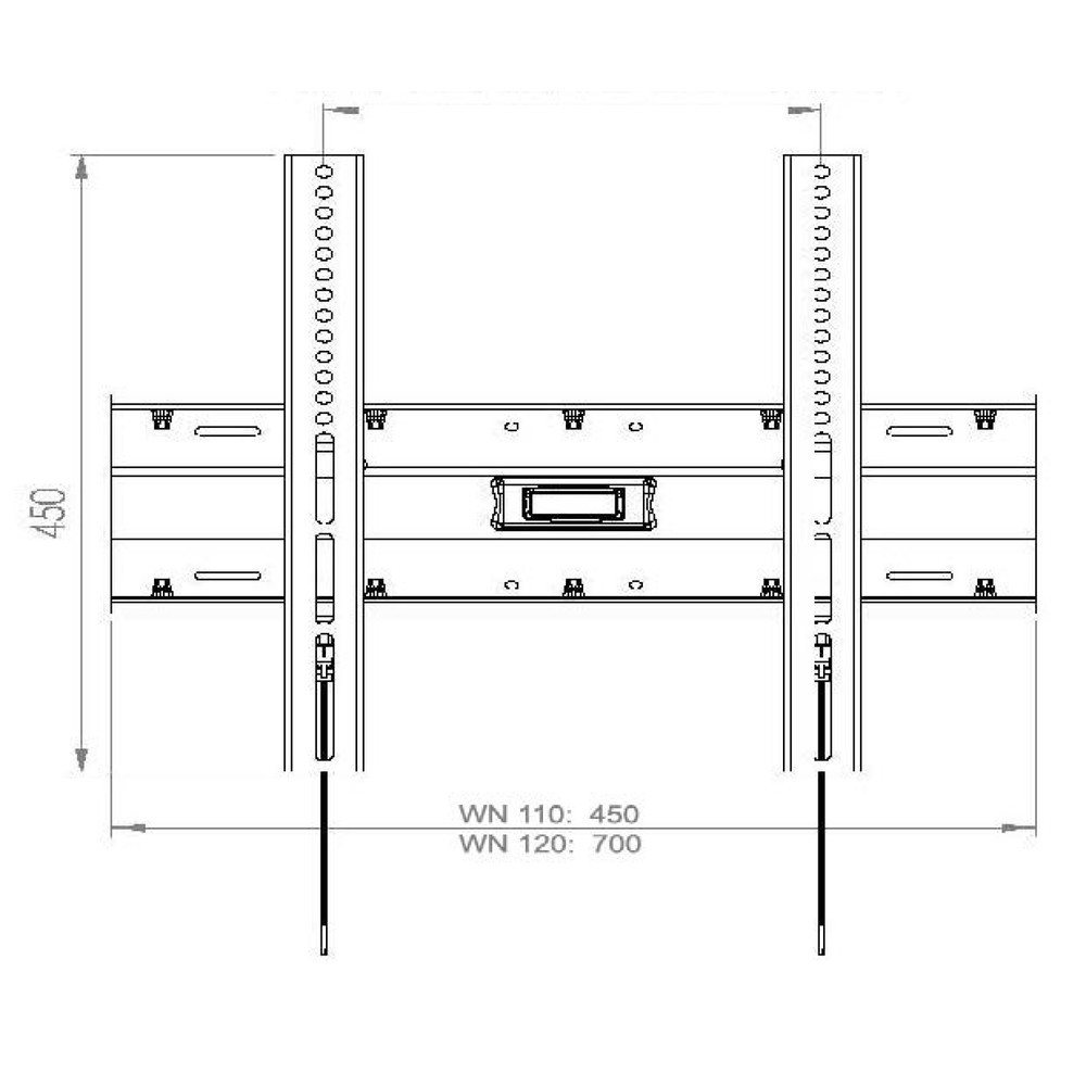 Número de imagen del producto 5: Soporte de pared WN 110, negro