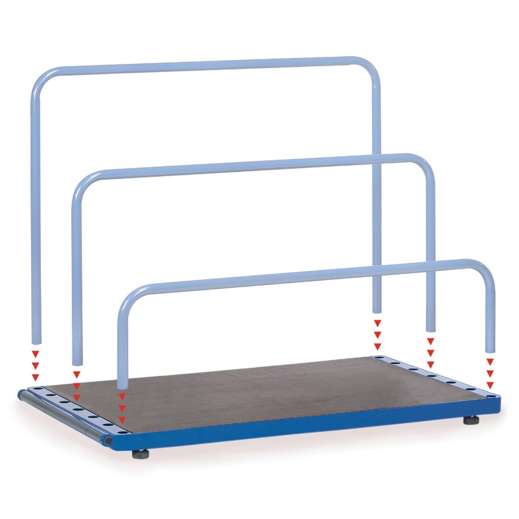 Número de imagen del producto 3: soporte de placa fetra®, sin soporte, capacidad de carga 1.200 kg, área de mercancía An x F 1.200 x 800 mm