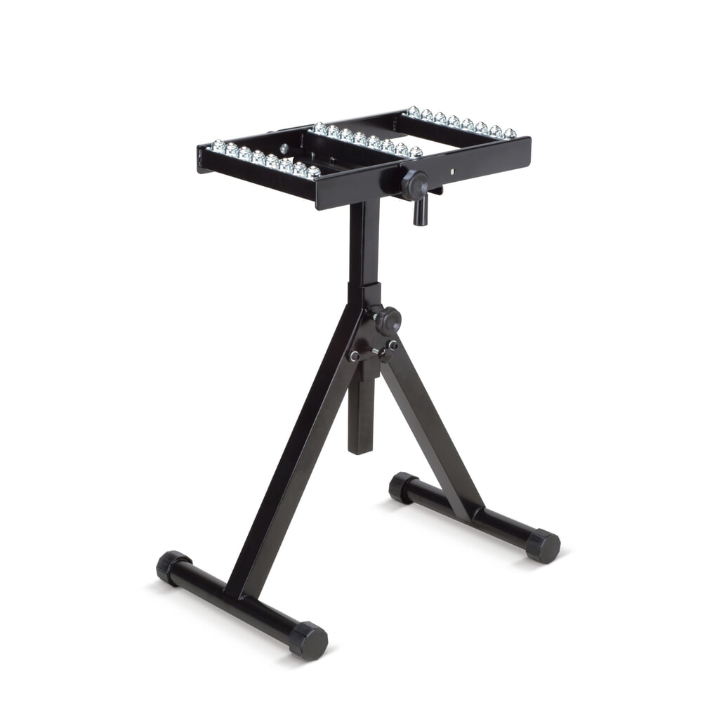 Soporte de rodillos para transporte de materiales con mesa de bolas, altura 707-1.128 mm Imagen del producto: Soporte de rodillos para transporte de materiales con mesa de bolas, altura 707-1.128 mm