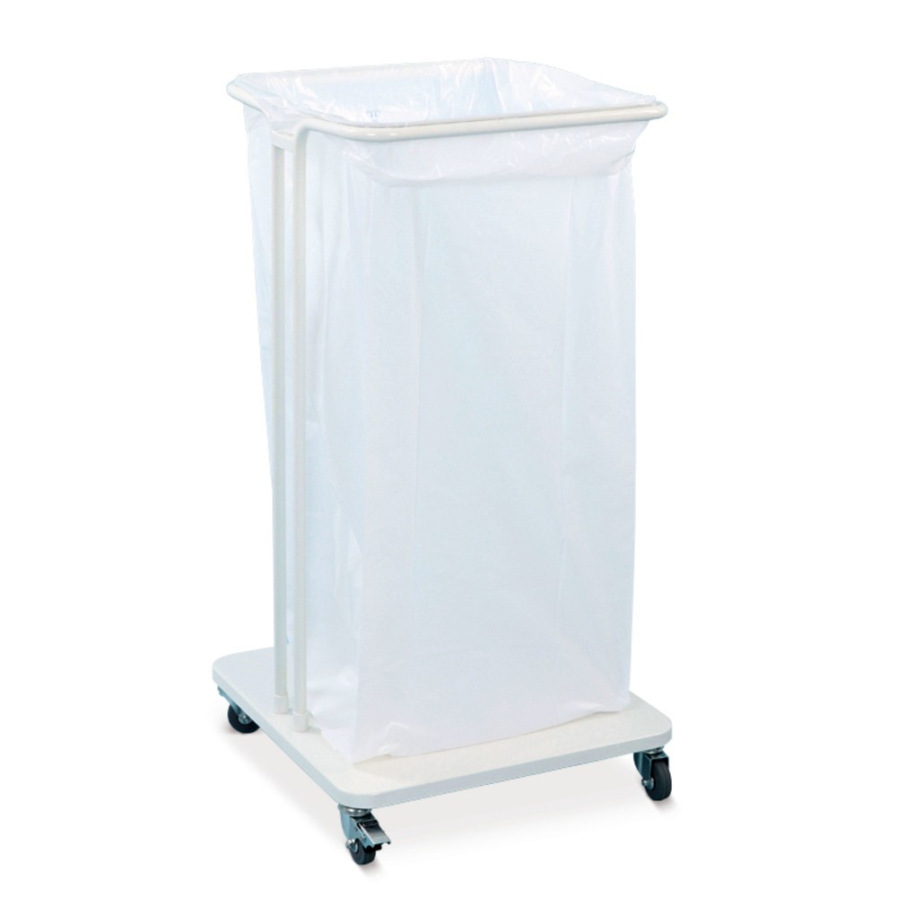 Número de imagen del producto 3: Soporte de sacos de basura Premium, 120 litros, con ruedas, sin tapa