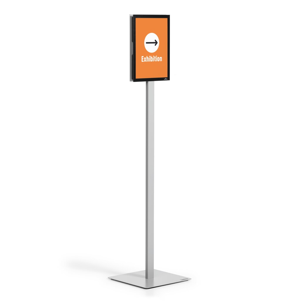 Soporte de suelo DURABLE INFO STAND Basic, DIN A4 Número de imagen del producto 1: Soporte de suelo DURABLE INFO STAND Basic, DIN A4