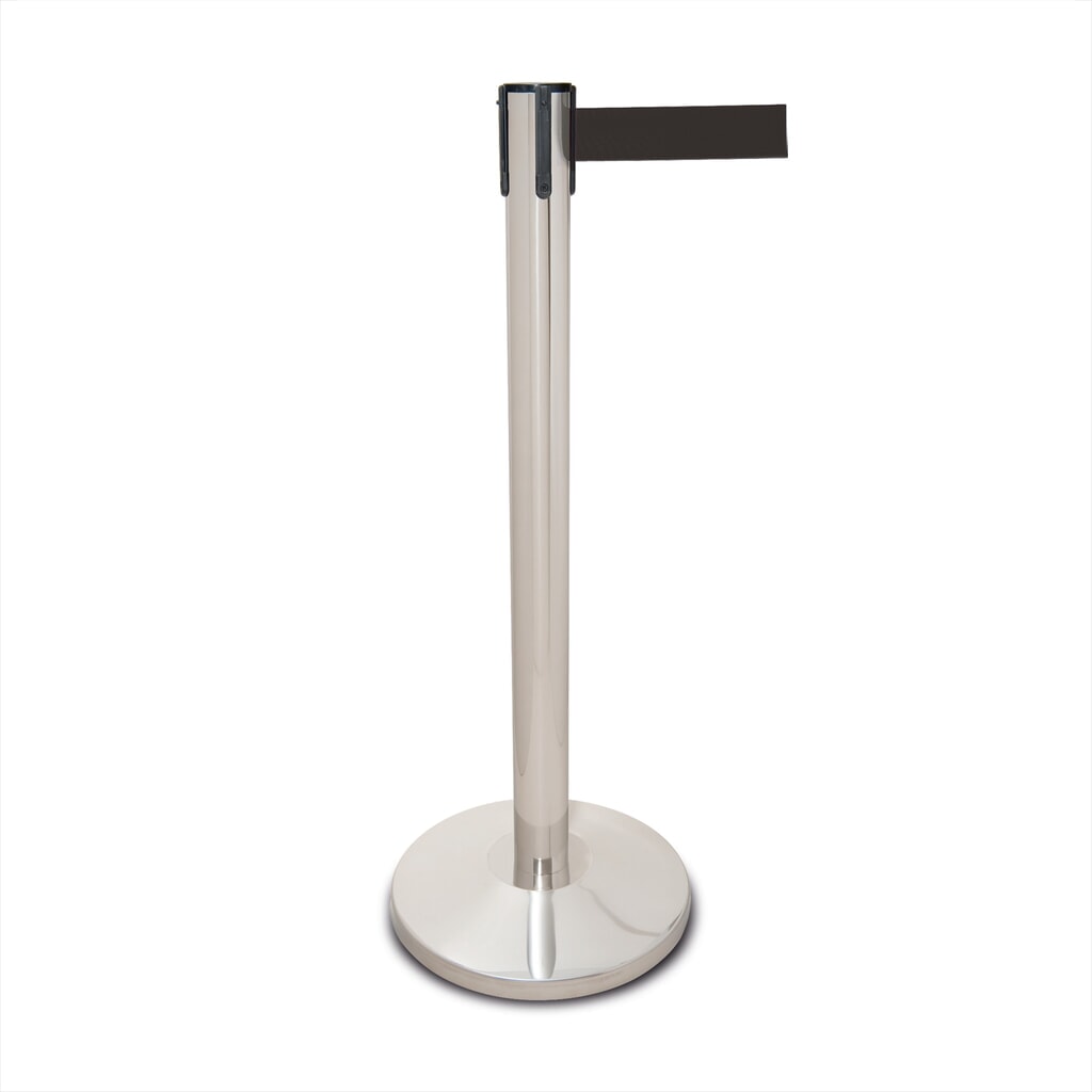 Imagen del producto: Soporte para cinturón de acero inoxidable MORION, longitud de la cinta|correa 2,5 m, negro