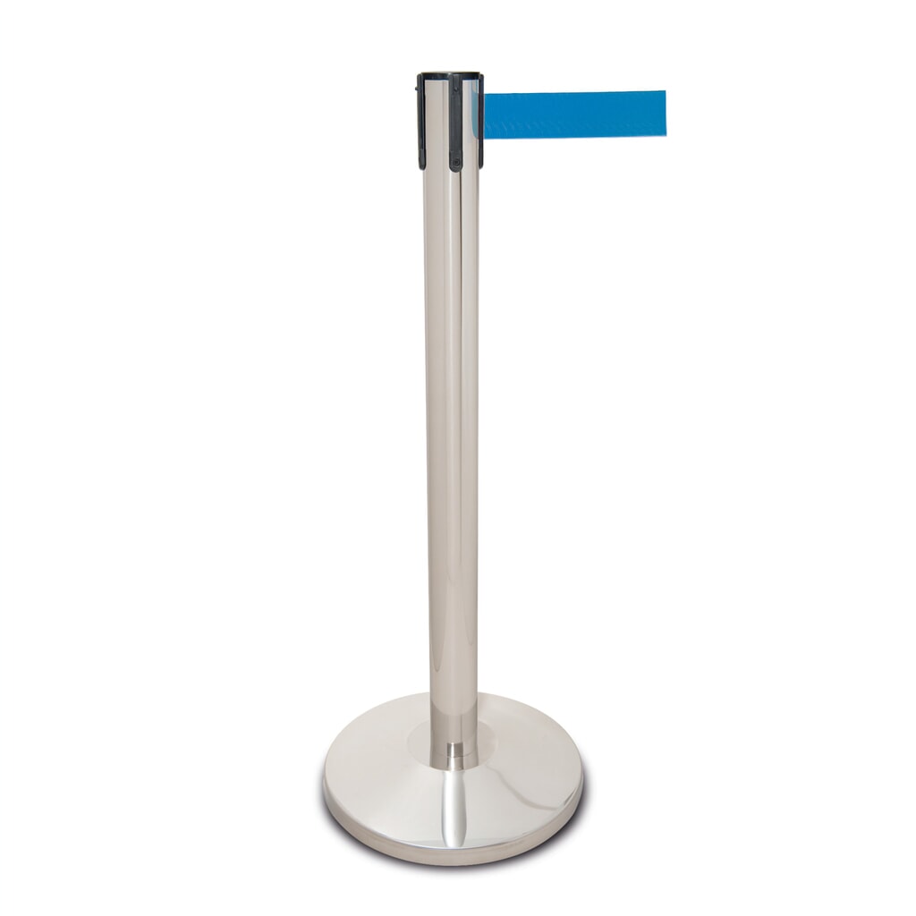 Número de imagen del producto 1: Soporte para cinturón de acero inoxidable MORION, 2,5 m de largo, azul