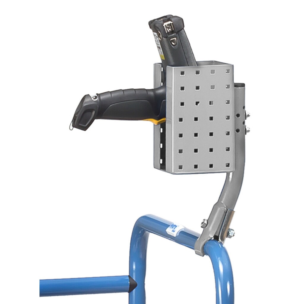 Soporte escáner para carro|plataforma de recogida fetra®, alto H x An x F 150 x 120 x 87 mm Número de imagen del producto 3: Soporte escáner para carro|plataforma de recogida fetra®, alto H x An x F 150 x 120 x 87 mm