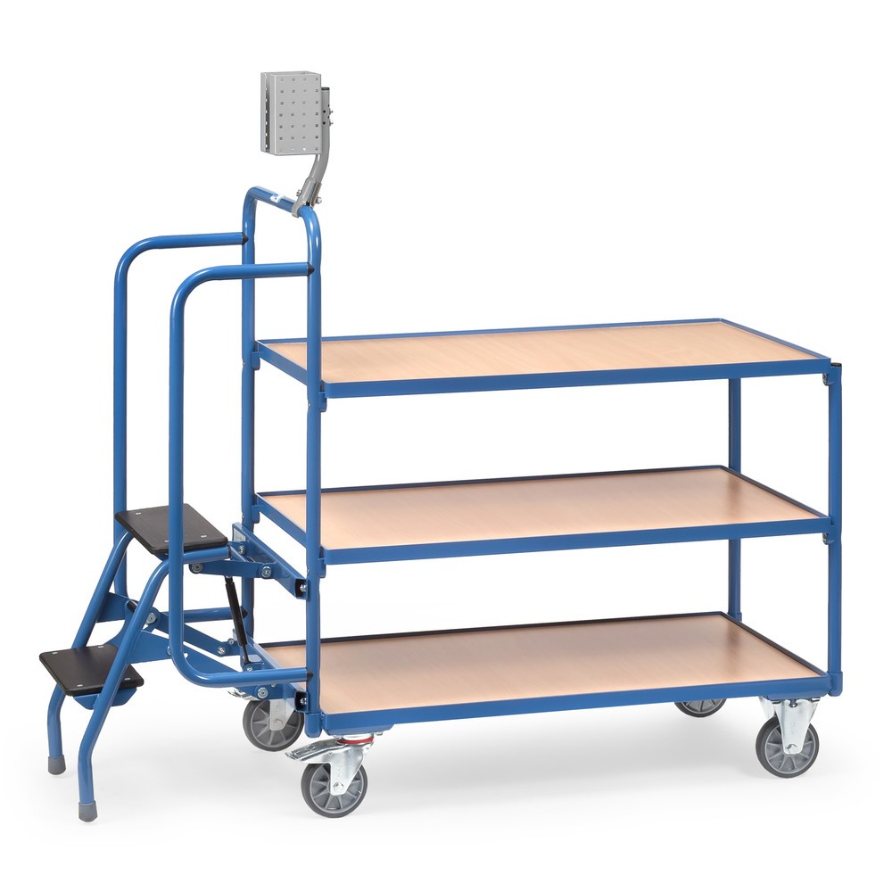 Número de imagen del producto 5: Soporte escáner para carro|plataforma de recogida fetra®, alto H x An x F 150 x 120 x 87 mm