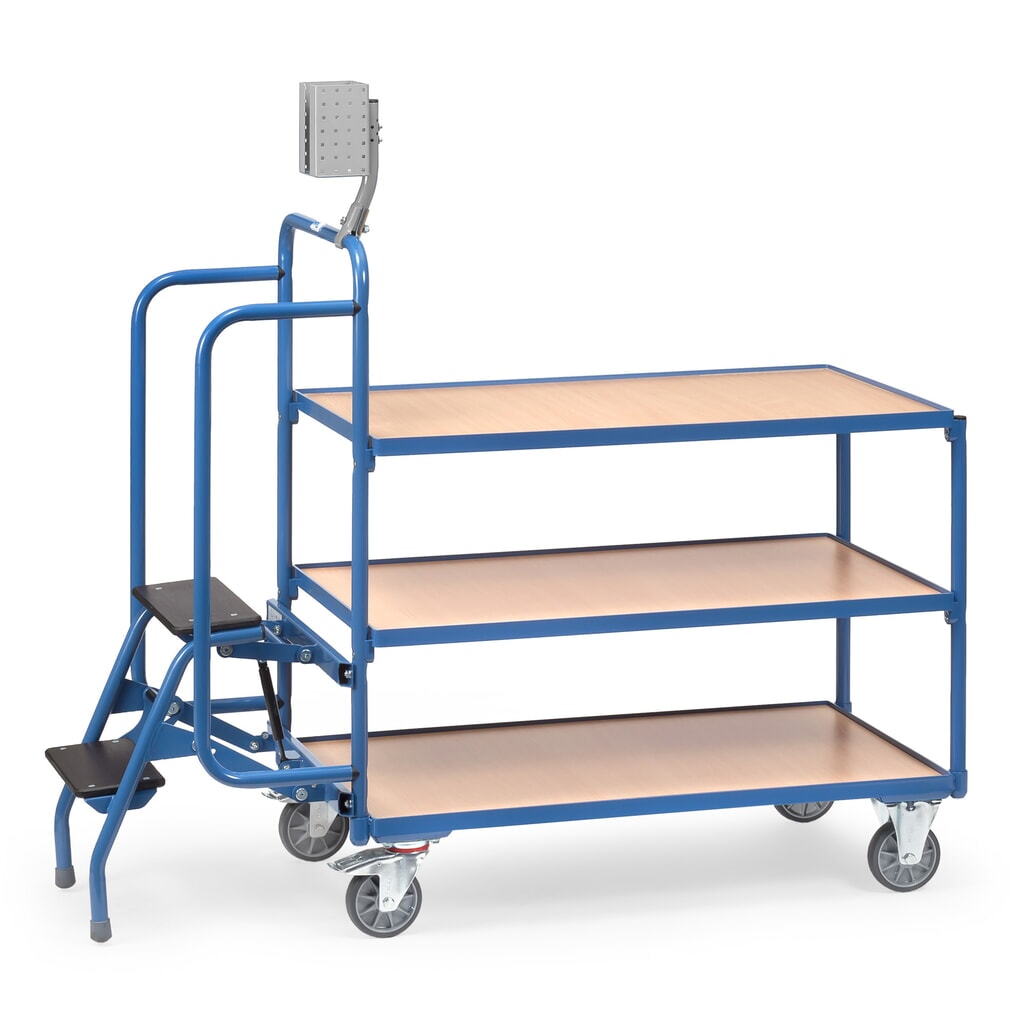Número de imagen del producto 5: Soporte escáner para carro|plataforma de recogida fetra®, alto H x An x F 150 x 120 x 87 mm