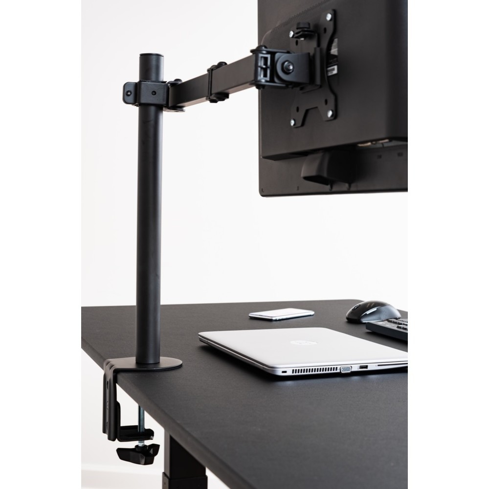 Número de imagen del producto 2: Soporte de monitor para 1 monitor, con función de inclinación y rotación, negro