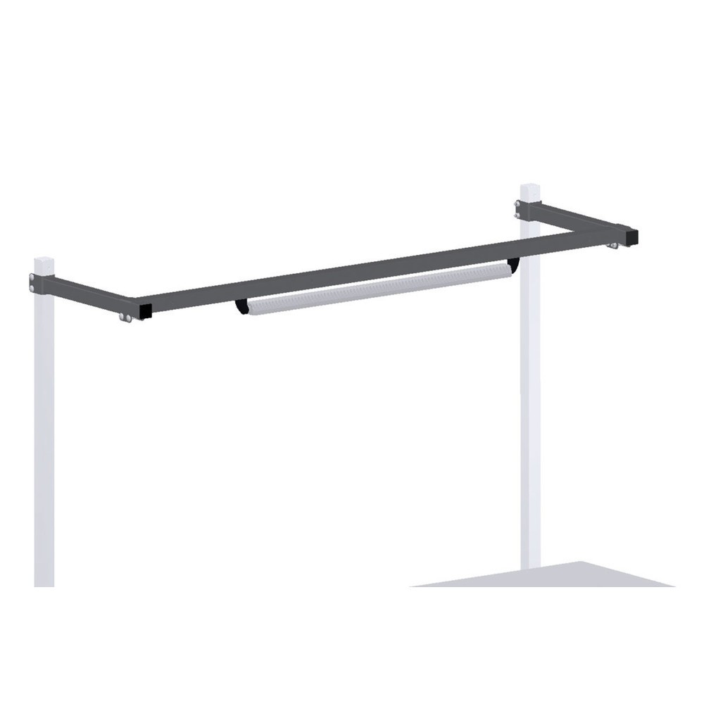 Número de imagen del producto 2: Soporte para montaje en poste, para sistema de mesa de embalaje, alto H x An x F 40 x 1.730 x 455 mm