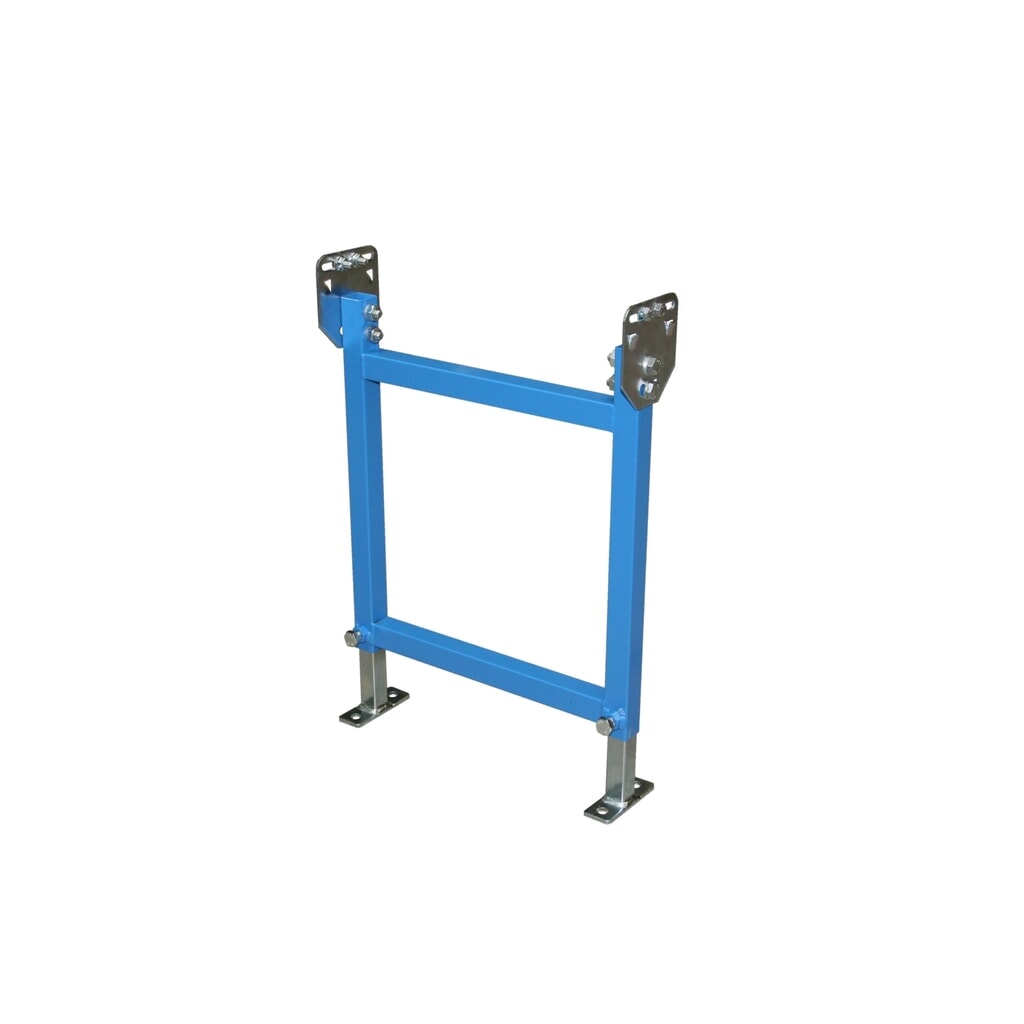 Imagen del producto: Soporte para vías de rodillos para cargas pesadas, soporte individual de tipo U1, ancho de vía 600 mm, altura 275-340 mm
