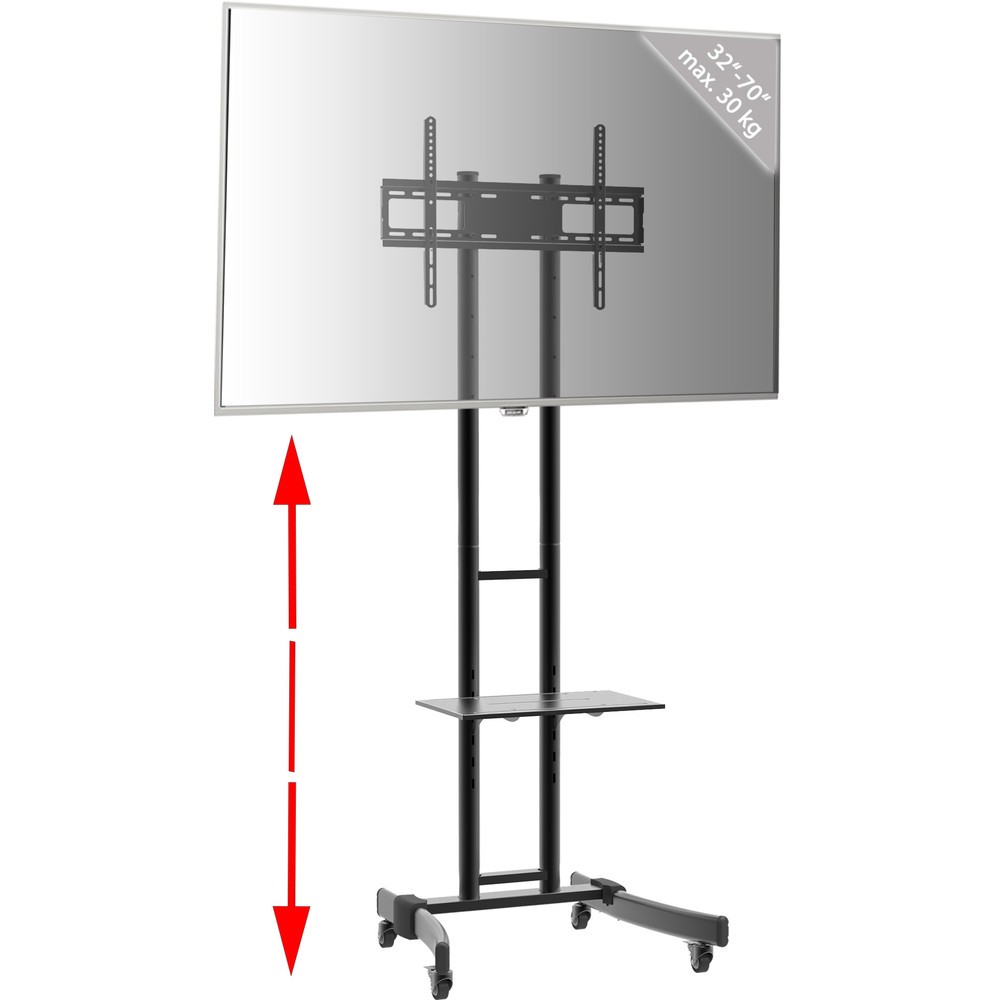Número de imagen del producto 4: Soporte vertical de TV B-MS 190 ajustable en altura, negro