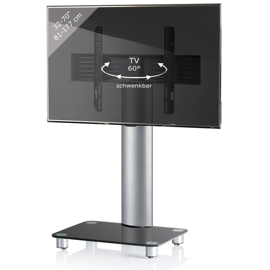 Soporte vertical TV VCM Tosal, plata Número de imagen del producto 3: Soporte vertical TV VCM Tosal, plata