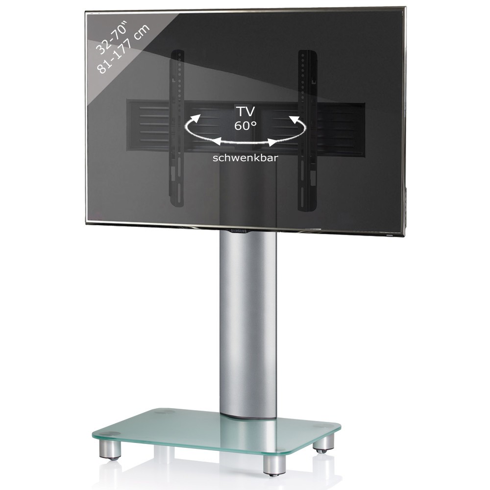 Número de imagen del producto 4: Soporte vertical de TV Tosal, plateado