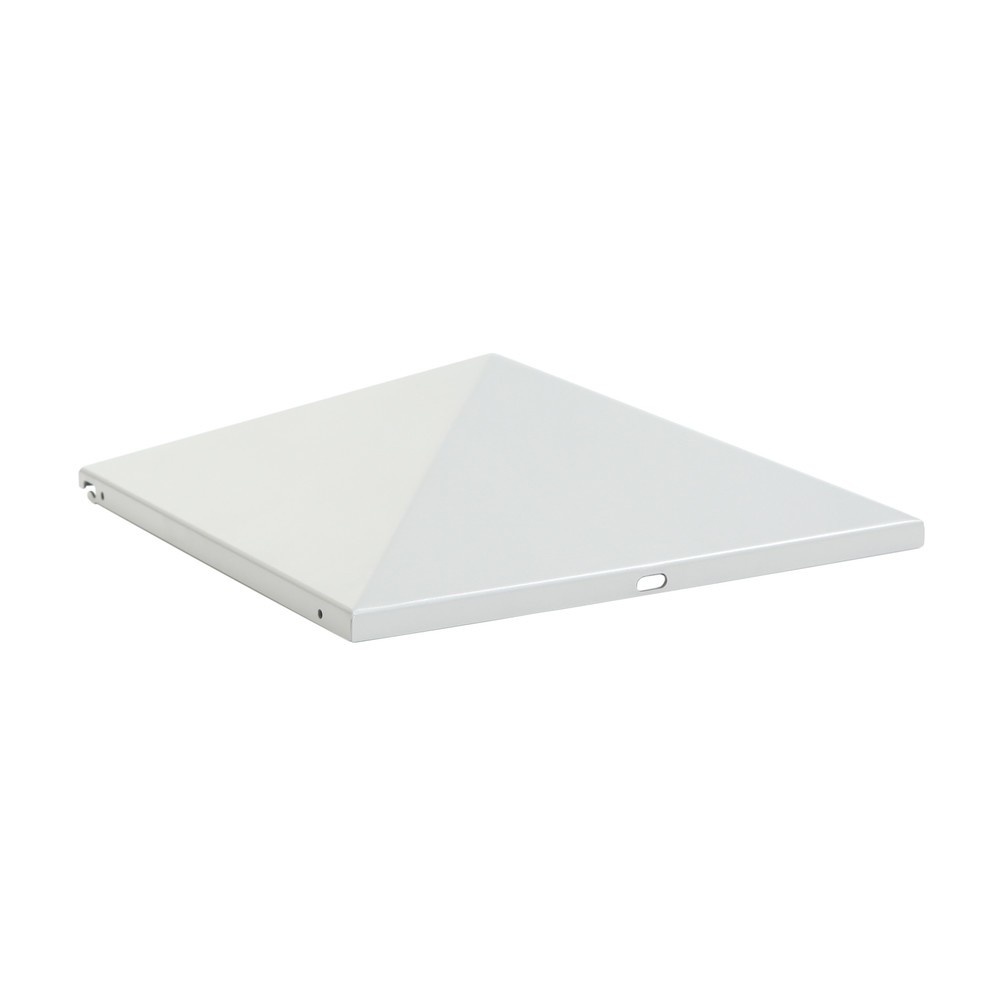 Imagen del producto: Tapa puntiaguda para combinación de ceniza y residuos piramidal cerrada plateada