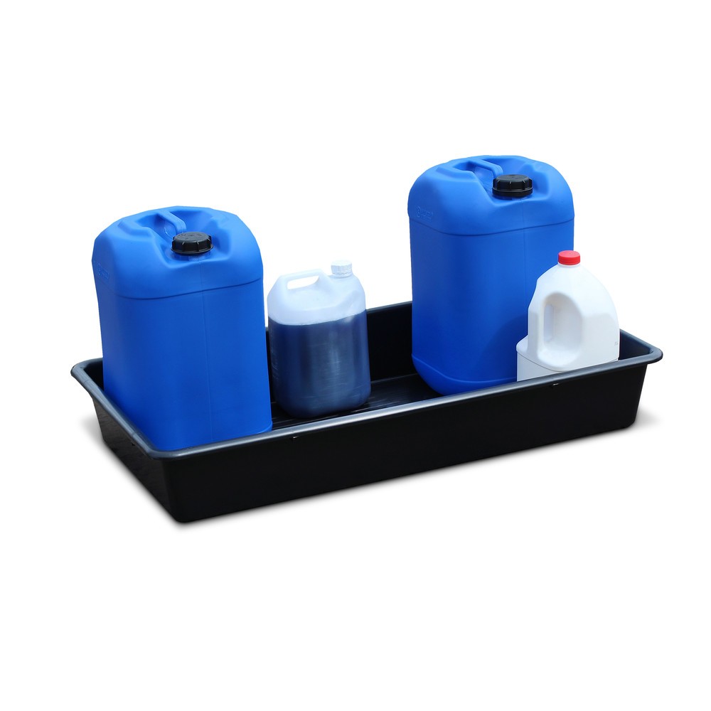 Número de imagen del producto 3: Steinbock® Cuba de contención de recipientes pequeños de PE, capacidad de 64,5 l