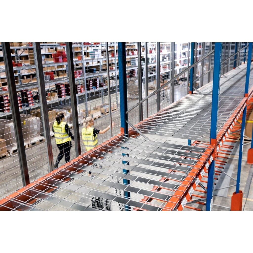 Estante de rejilla Steinbock® para estantería para palets, capacidad de carga por ubicación 500 kg, 24 ud/UV Número de imagen del producto 5: Estante de rejilla Steinbock® para estantería para palets, capacidad de carga por ubicación 500 kg, 24 ud/UV