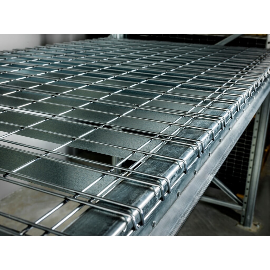 Estante de rejilla Steinbock® para estantería para palets, capacidad de carga por ubicación 500 kg, 24 ud/UV Número de imagen del producto 11: Estante de rejilla Steinbock® para estantería para palets, capacidad de carga por ubicación 500 kg, 24 ud/UV