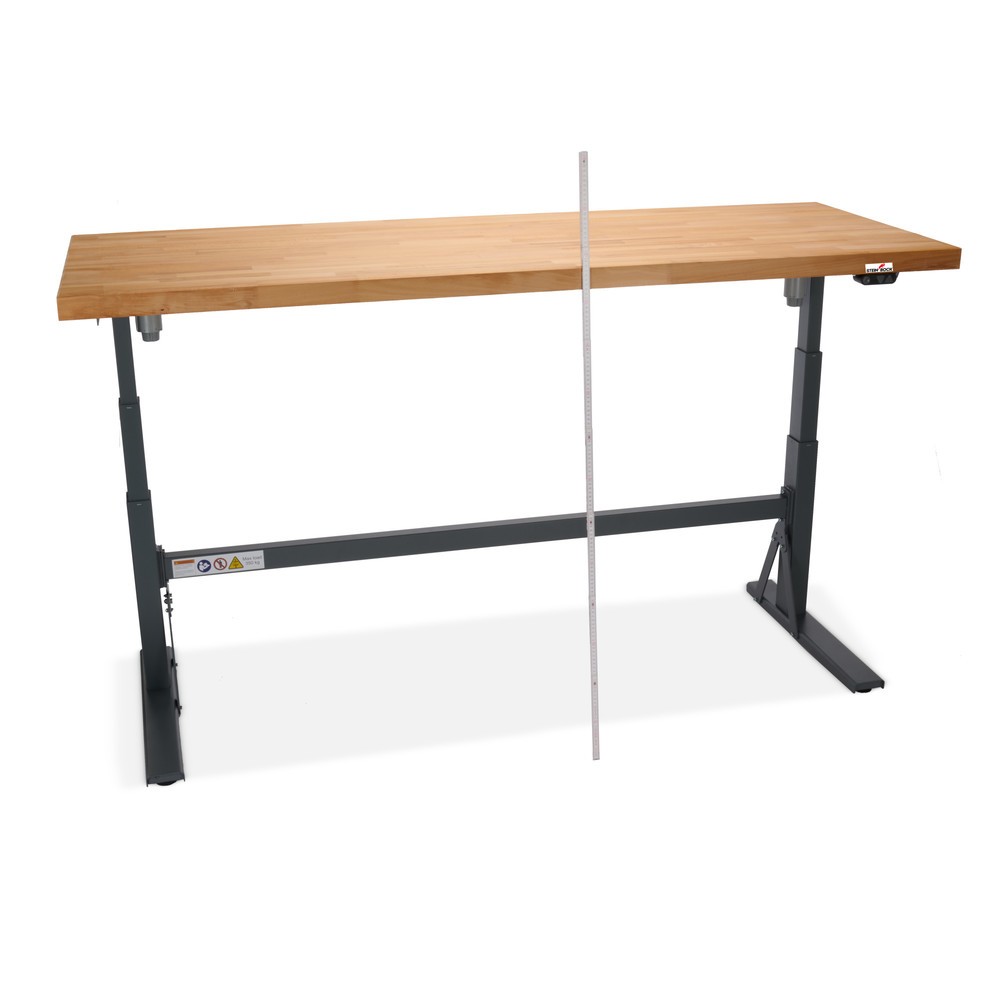 Número de imagen del producto 4: Steinbock® e-Adjust, banco de trabajo ajustable en altura con motor eléctrico, HxAxF 700-1.170 x 2.000 x 750 mm, CC 350 kg
