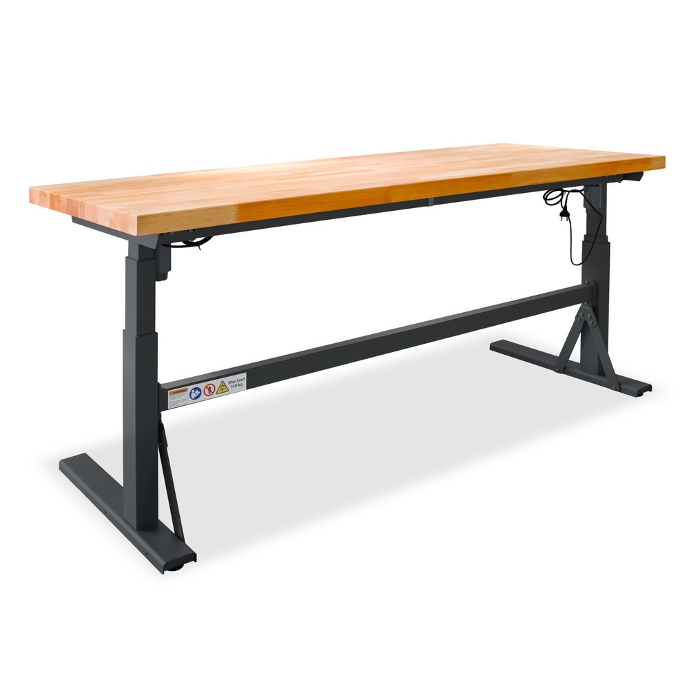 Número de imagen del producto 7: Steinbock® e-Adjust, banco de trabajo ajustable en altura con motor eléctrico, HxAxF 700-1.170 x 2.000 x 750 mm, CC 350 kg