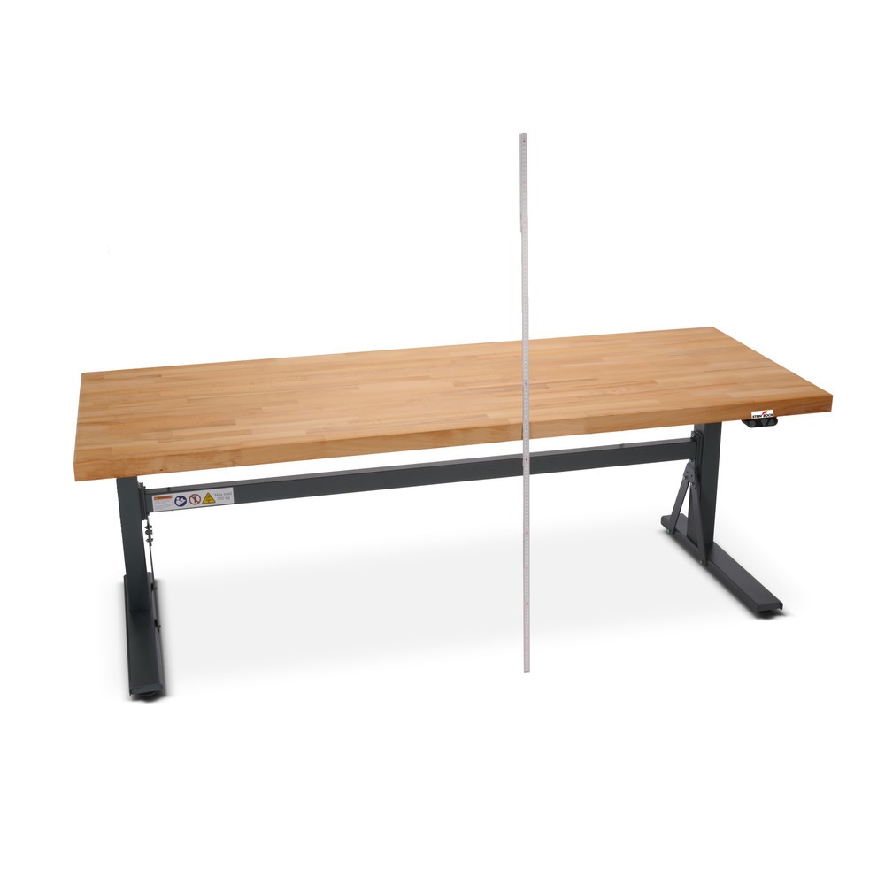 Número de imagen del producto 11: Steinbock® e-Adjust, banco de trabajo ajustable en altura con motor eléctrico, HxAxF 700-1.170 x 2.000 x 750 mm, CC 350 kg