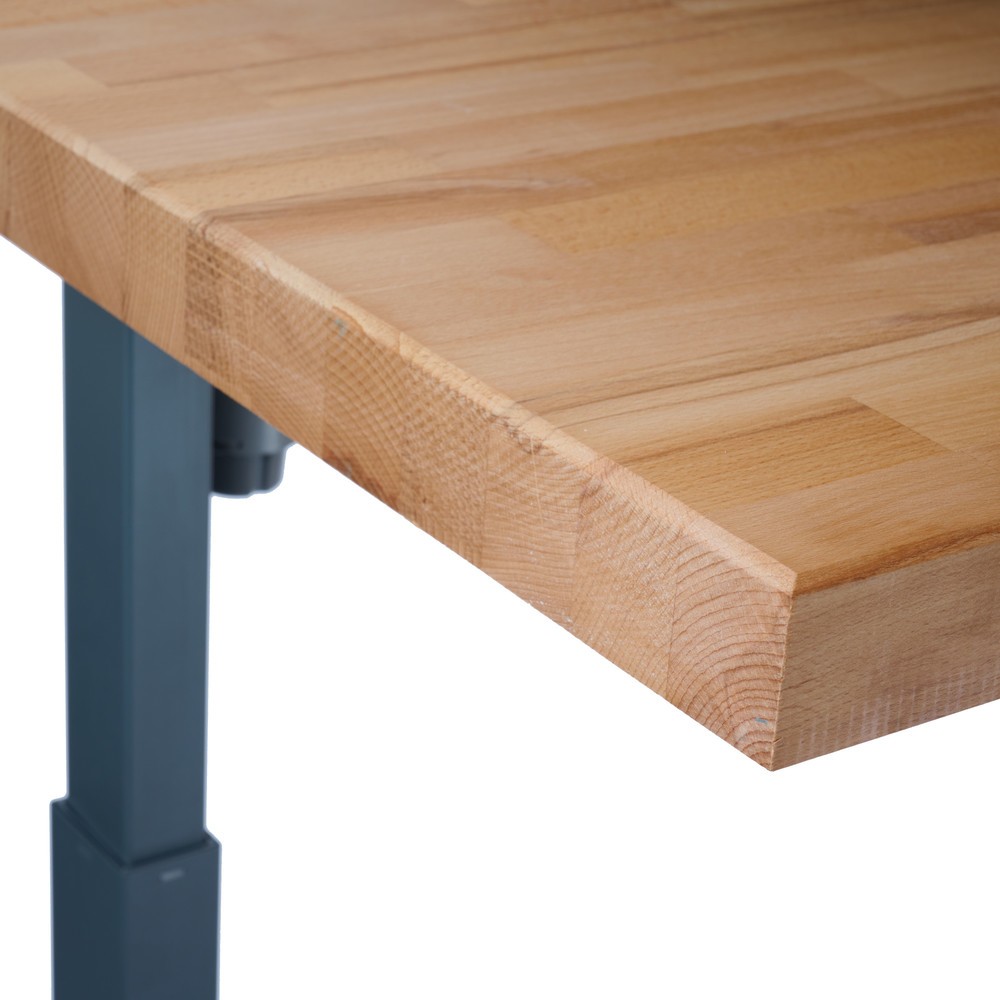 Número de imagen del producto 2: Steinbock® e-Adjust, banco de trabajo ajustable en altura con motor eléctrico y con panel perforado, HxAxF 700-1.170 x 2.000 x 750 mm, CC 350 kg