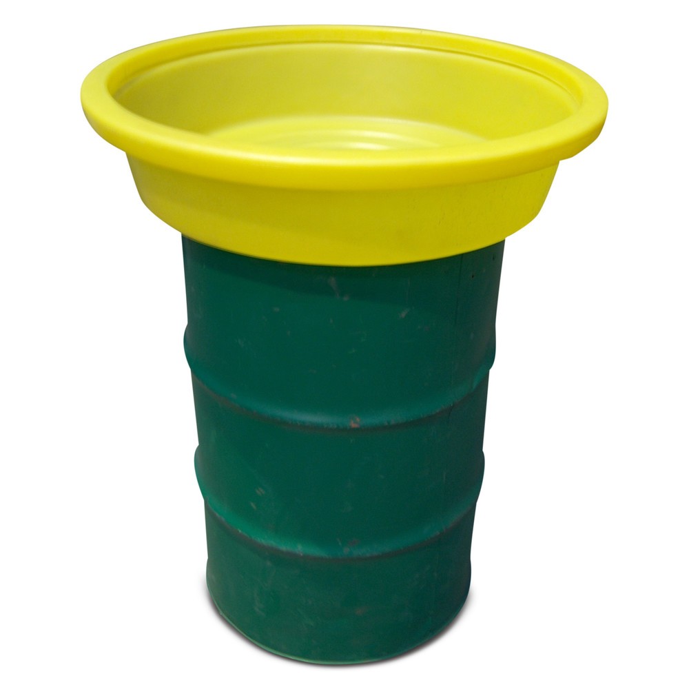 Imagen del producto: Steinbock® Embudo de tambor de PE, diámetro x altura de construcción 870 x 240 mm, capacidad 50 litros