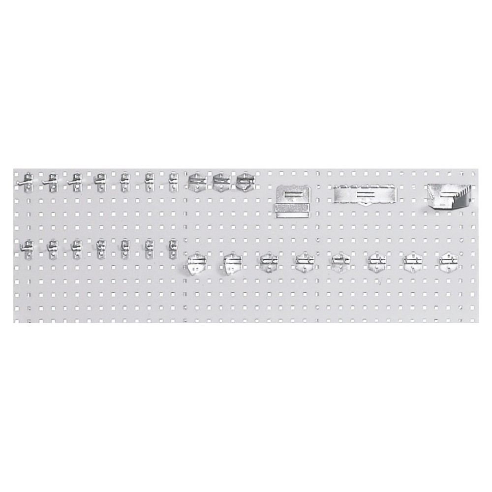 Imagen del producto: Placa perforada Bedrunka+Hirth para mesas de trabajo y bancos de trabajo, A x H 1.500 x 450 mm