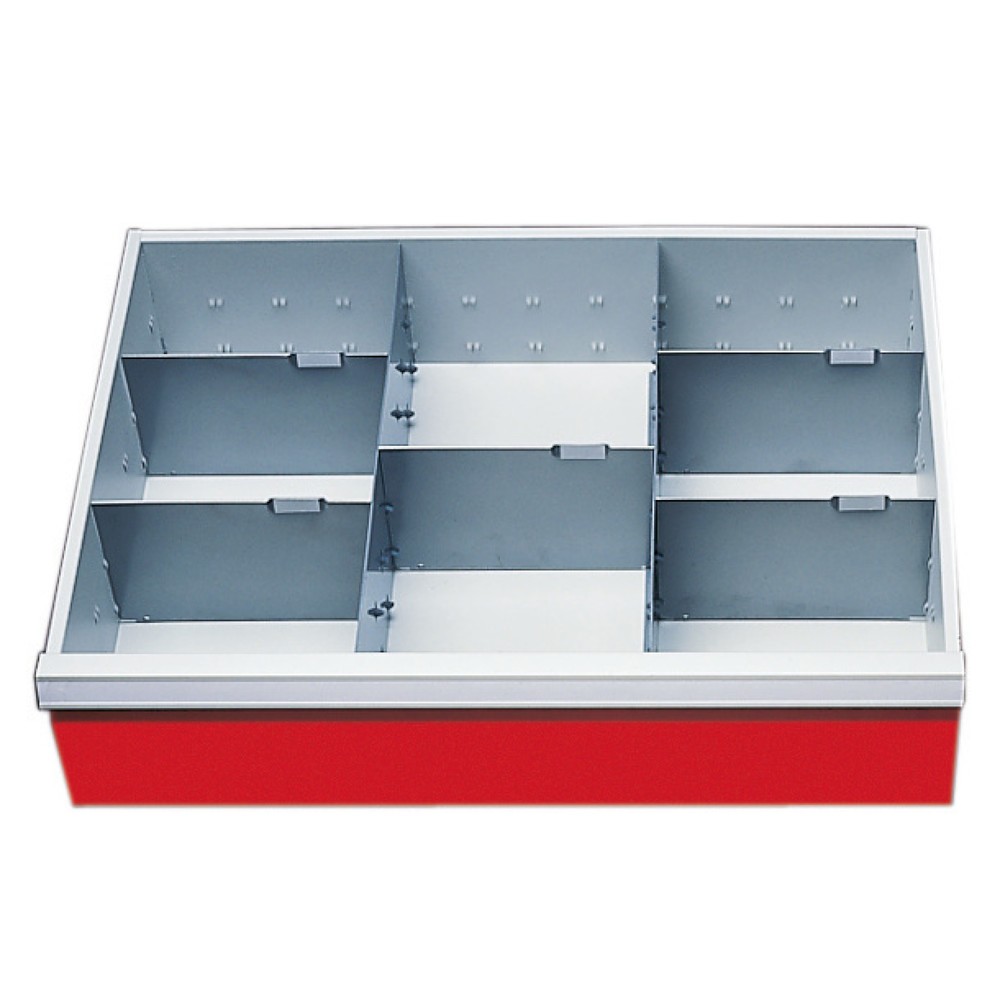 Número de imagen del producto 1: Tabique divisor insertado Bedrunka+Hirth, anchura 680 mm para altura frontal 150 mm