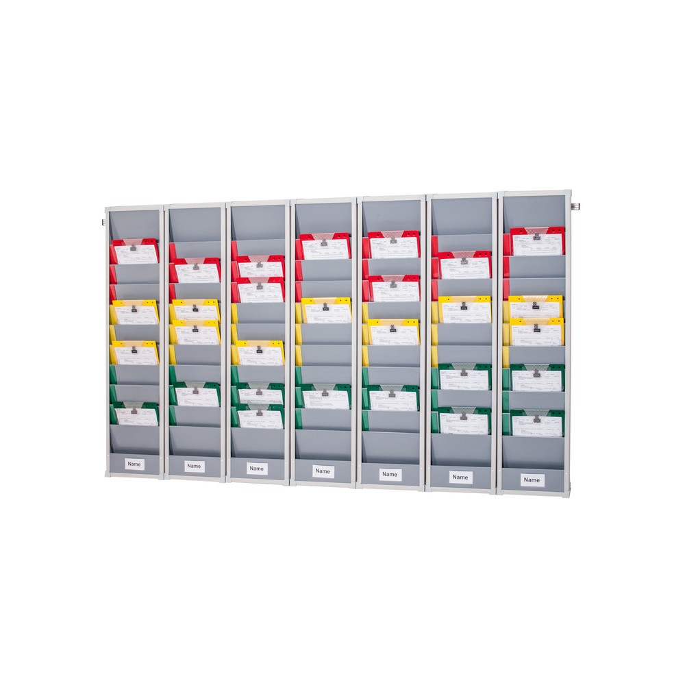 Imagen del producto: Tablero de planificación Flexoboard con 7 segmentos, Al x An: 1.282 x 2.300 mm