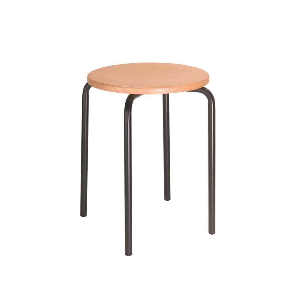 Taburete apilable HEMMDAL de haya