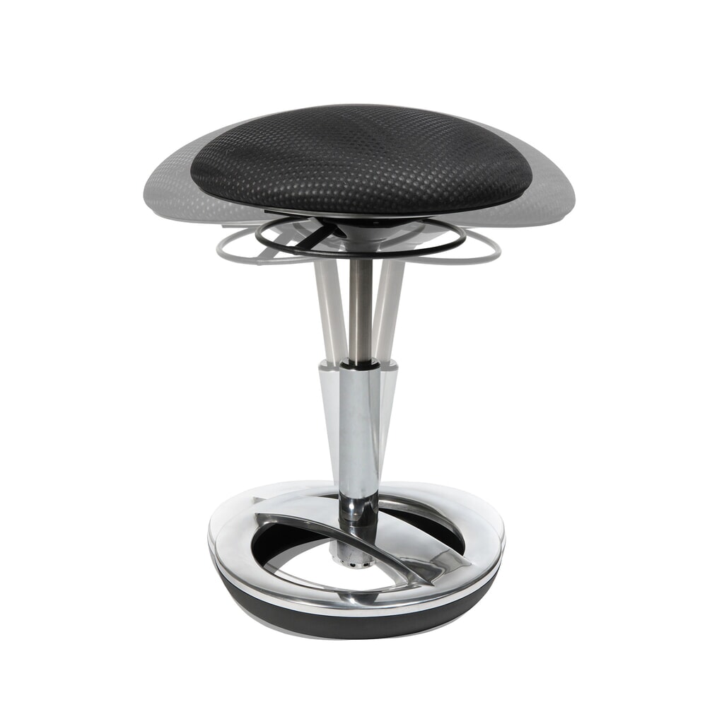 Topstar® taburete ergonómico Sitness®, altura de asiento 44-57 cm, negro Número de imagen del producto 2: Topstar® taburete ergonómico Sitness®, altura de asiento 44-57 cm, negro
